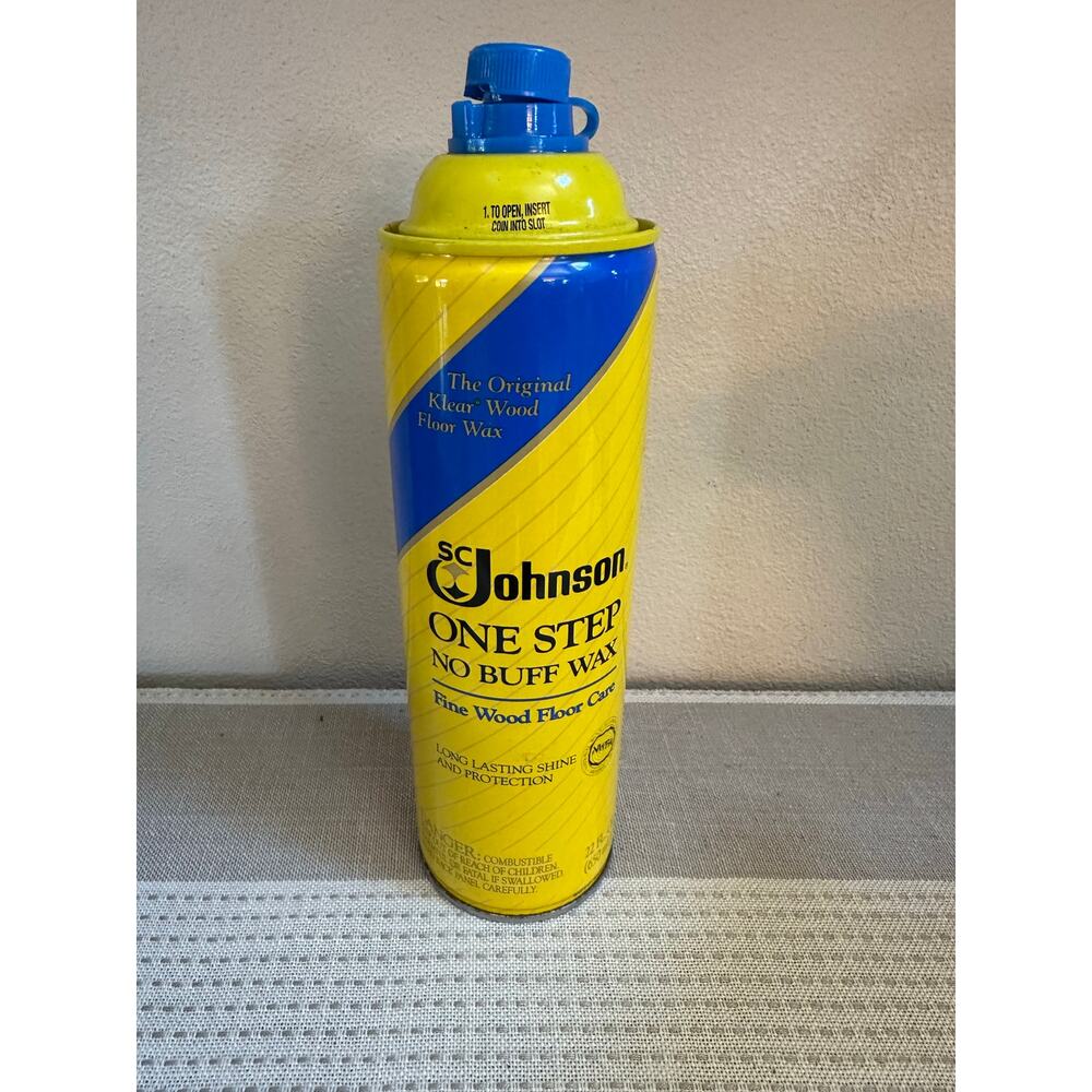 SC Johnson One Step No Buff Wax 22 OZ, Discontinued 50% full